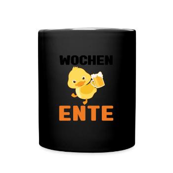 Lustig Ironie Ente Ente Sarkasmus Geschenk - Tasse einfarbig - Schwarz - Vorne