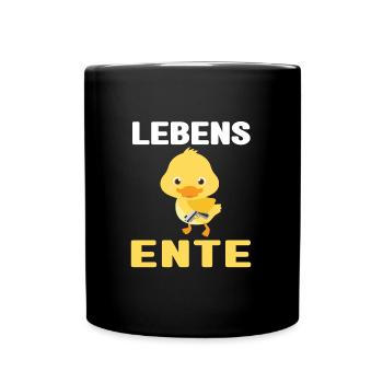 Lustig Ironie Ente Ente Sarkasmus Geschenk - Tasse einfarbig - Schwarz - Vorne