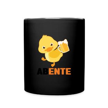 Lustig Ironie Ente Ente Sarkasmus Geschenk - Tasse einfarbig - Schwarz - Vorne