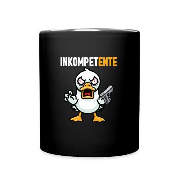 Lustig Ironie Ente Ente Sarkasmus Geschenk - Tasse einfarbig - Schwarz - Vorne