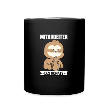Abschied Kollegin Abschiedsparty Geschenk - Tasse einfarbig - Schwarz - Vorne