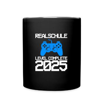 Realschule Ausbildung Realschule beendet Geschenk - Tasse einfarbig - Schwarz - Vorne