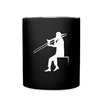 Trombone - Full Colour Mug - black - Front