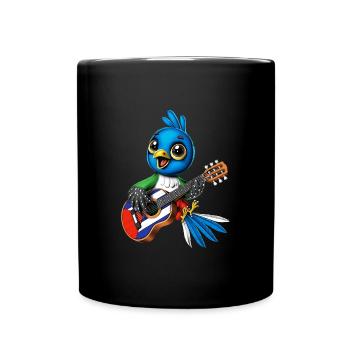 Cuban Trogon Bird - Full Colour Mug - black - Front