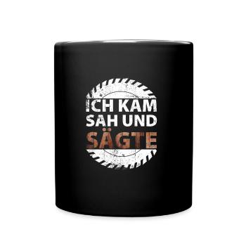 Charpentier Chambres de charpentier Craftsman Bois - Mug uni - noir - Devant