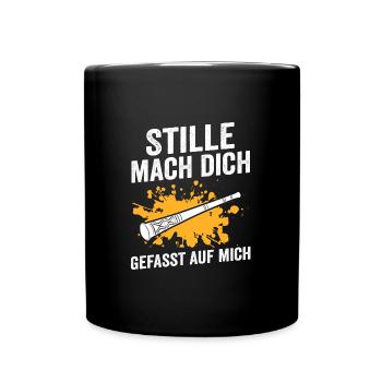 Didgeridoo Musik Musiker Geschenk - Tasse einfarbig - Schwarz - Vorne