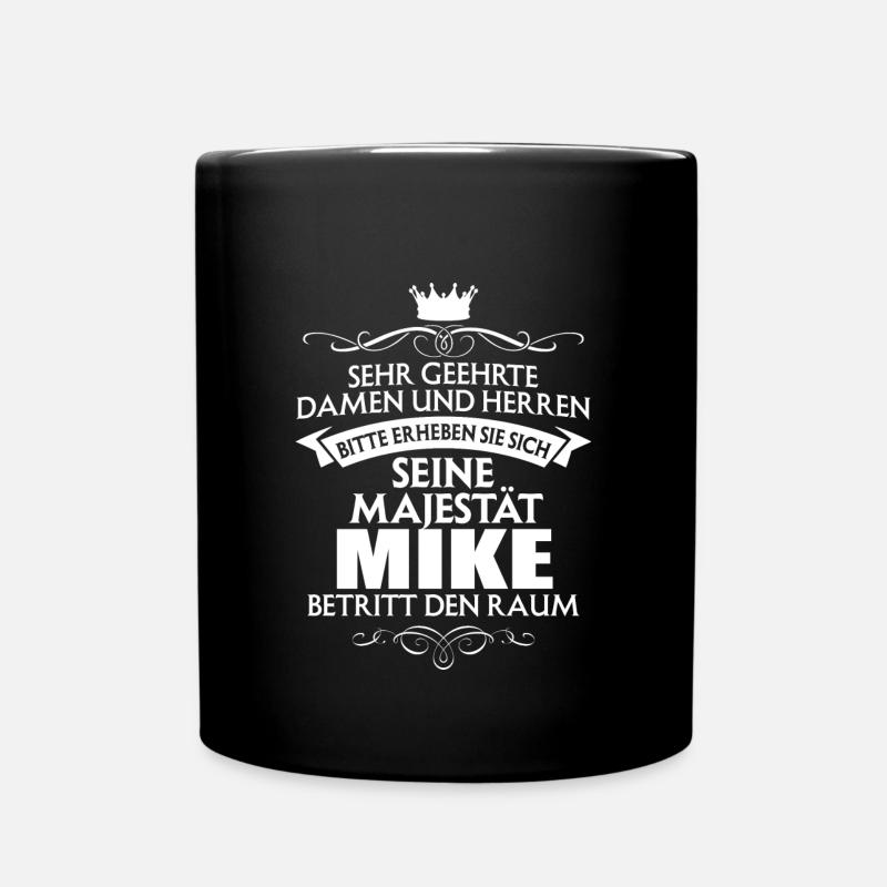 MIKE - Majestät - Tasse einfarbig - Schwarz