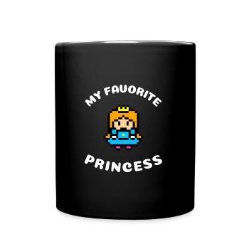 My Favorite Princess | Princess Royal Gift - Full Colour Mug - black - Front