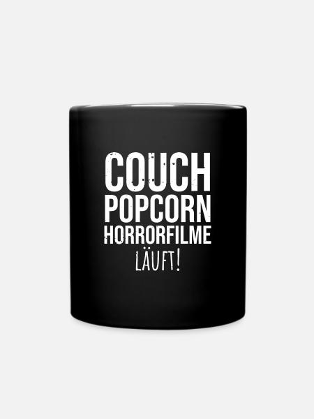 Horror Movie Addict - Horror Movie Fan - Full Colour Mug - black