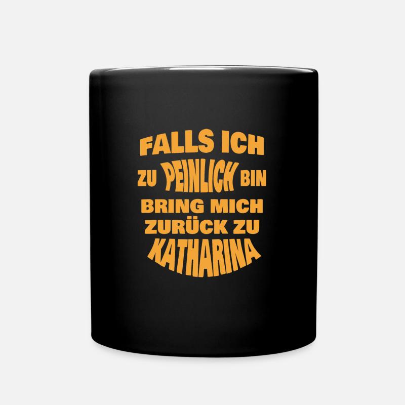 Katharina - Tasse einfarbig - Schwarz