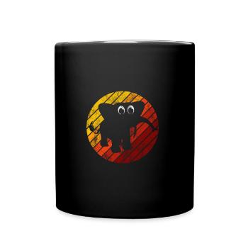 Eléphant éléphant pour enfants - Mug uni - noir - Devant