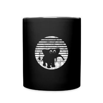 Eléphant éléphant pour enfants - Mug uni - noir - Devant