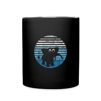 Eléphant éléphant pour enfants - Mug uni - noir - Devant