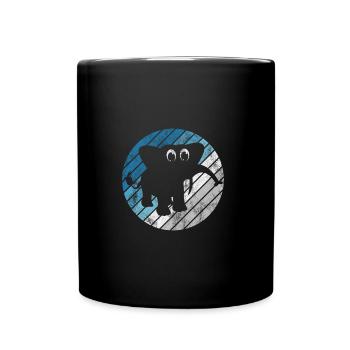 Eléphant éléphant pour enfants - Mug uni - noir - Devant