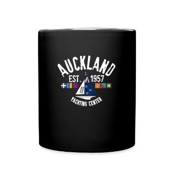 Auckland Yachting Center - Tasse einfarbig - Schwarz - Vorne