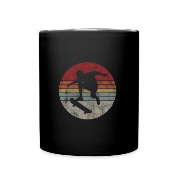 Skateboarder Skateboard Skater Skate Skateing - Full Colour Mug - black - Front