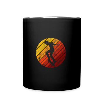 Skateboarder Skateboard Skater Skate Skateing - Full Colour Mug - black - Front