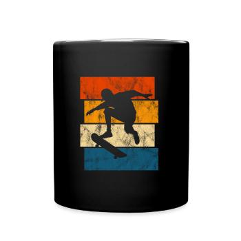Skateboarder Skateboard Skater Skate Skateing - Mug uni - noir - Devant