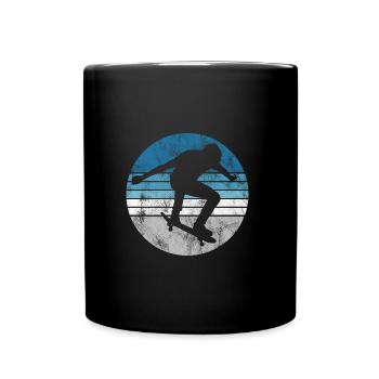 Skateboarder Skateboard Skater Skate Skateing - Mug uni - noir - Devant