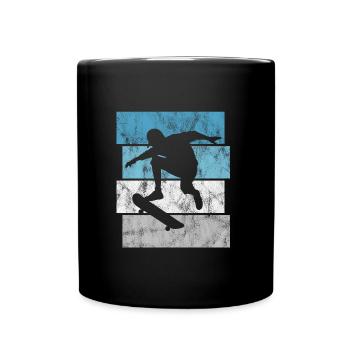 Skateboarder Skateboard Skater Skate Skateing - Mug uni - noir - Devant