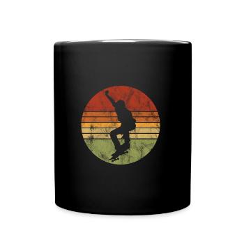 Skateboard Skateboarder Skater Skate Skateing - Full Colour Mug - black - Front