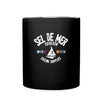 Sel de mer Quiberon - Mug uni - noir - Devant