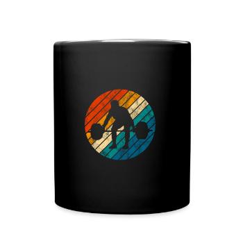 Musculation Bodybuilder GYM Fitnessstudio Retro - Mug uni - noir - Devant