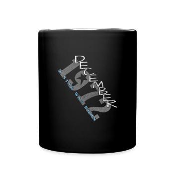 Décembre 1972 - Mug uni - noir - Devant