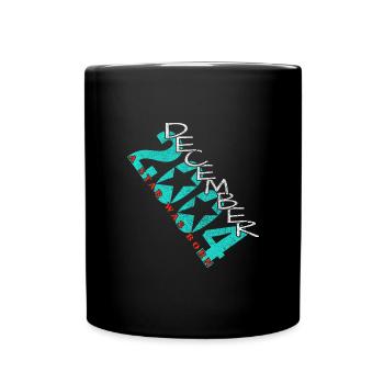 Dezember 2004 geboren - Tasse einfarbig - Schwarz - Vorne