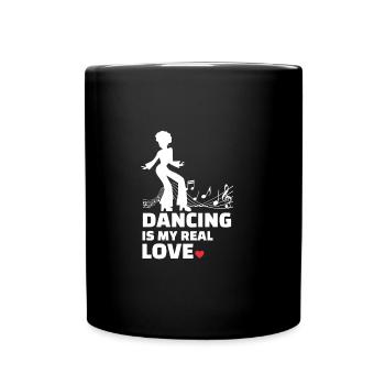 Ich Liebe Es Zu Tanzen - Tasse einfarbig - Schwarz - Vorne