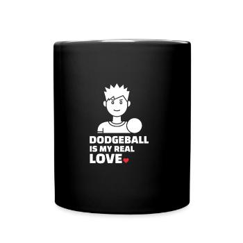Ballon chasseur - Mug uni - noir - Devant