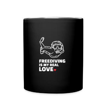 Apnée - Mug uni - noir - Devant