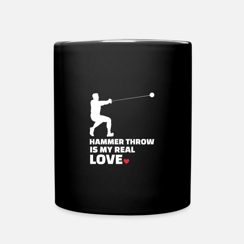 Ich Liebe Hammerwurf - Tasse einfarbig - Schwarz