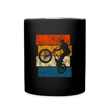 BMX Vélo Vélo Rétro Cadeau Vélo Motocross - Mug uni - noir - Devant