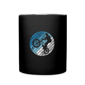 BMX Vélo Vélo Rétro Cadeau Vélo Motocross - Mug uni - noir - Devant