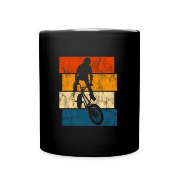 BMX Vélo Vélo Rétro Cadeau Vélo Motocross - Mug uni - noir - Devant