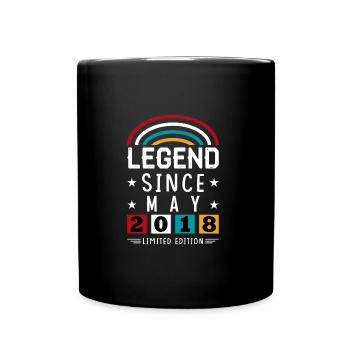 2018 Légende depuis le cadeau d’anniversaire mai - Mug uni - noir - Devant