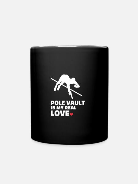 Ich Liebe Stabhochsprung - Tasse einfarbig - Schwarz