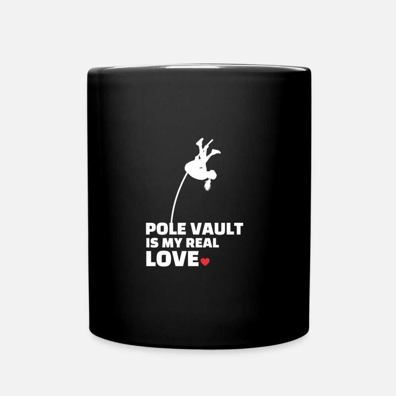 Ich Liebe Stabhochsprung - Tasse einfarbig - Schwarz