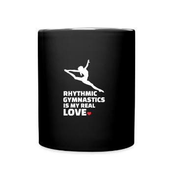 Ich Liebe Rhythmische Sportgymnastik - Tasse einfarbig - Schwarz - Vorne