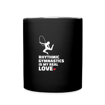 Ich Liebe Rhythmische Sportgymnastik - Tasse einfarbig - Schwarz - Vorne