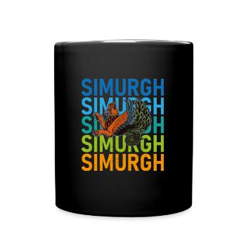 Faravahar Zoroastrianism Simurgh Persia - Full Colour Mug - black - Front