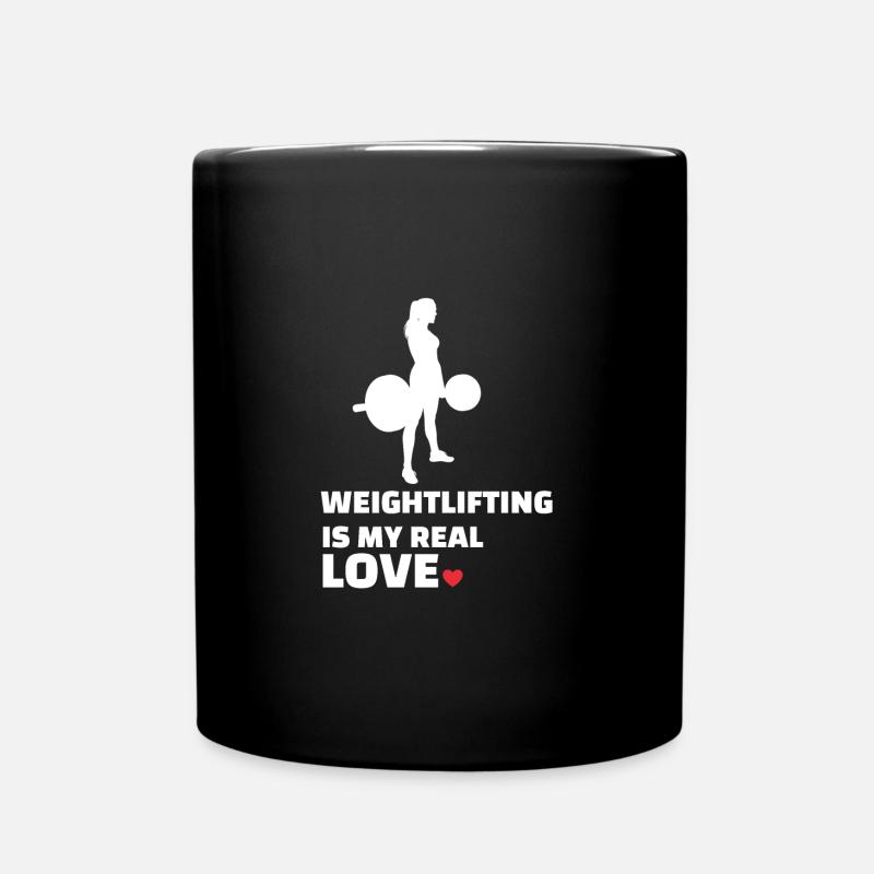 J’adore l’haltérophilie - Mug uni - noir