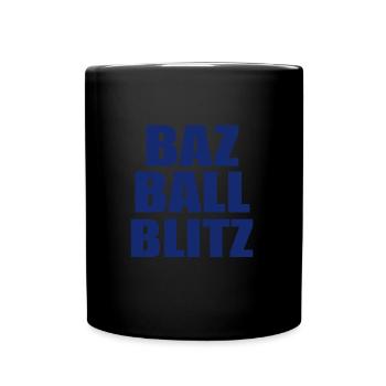 Bazball England Fans Cricket Englische Fans Bazball - Tasse einfarbig - Schwarz - Vorne