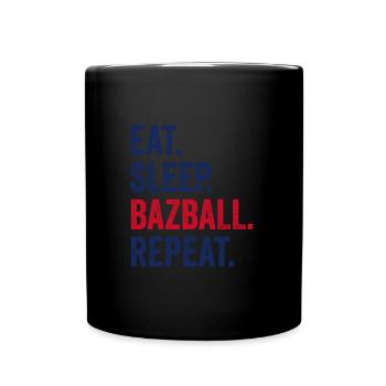 Bazball England Fans Cricket Englische Fans Bazball - Tasse einfarbig - Schwarz - Vorne