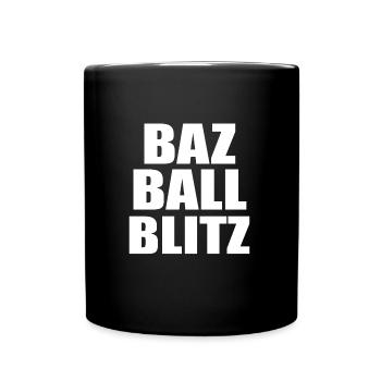Bazball England Fans Cricket Englische Fans Bazball - Tasse einfarbig - Schwarz - Vorne