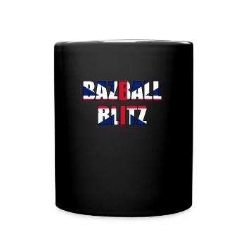 Bazball England Fans Cricket Englische Fans Bazball - Tasse einfarbig - Schwarz - Vorne