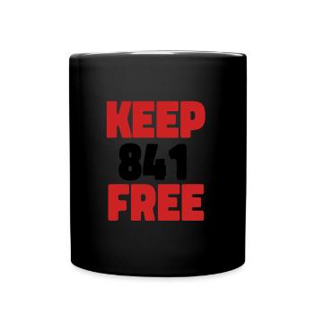 Otter 841 Surfing Santa Cruz Otter 841 - Full Colour Mug - black - Front