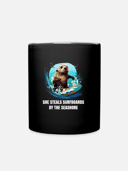 Otter 841 Surfen Santa Cruz Otter 841 - Tasse einfarbig - Schwarz