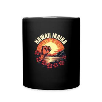 Maui Stark Ikaika Hawaii Stark - Tasse einfarbig - Schwarz - Vorne